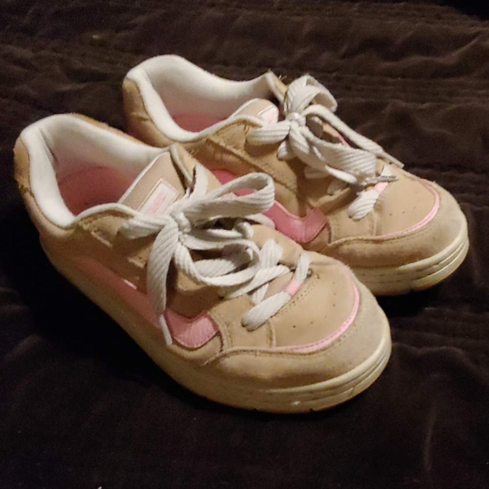 Vintage Skater pink and brown Vans